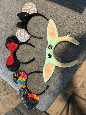 Disney mouse ears - lot of four